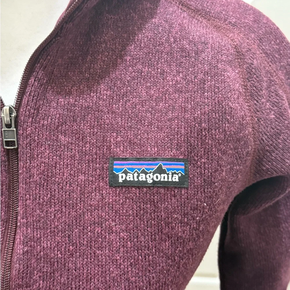 Patagonia. Women's Better Sweater Hoodie. Stormy Mauve.  Size Small. - Picture 5 of 8